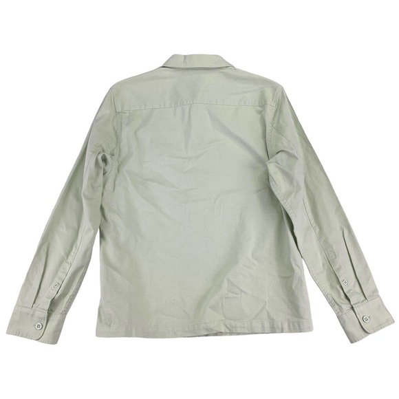 Michael Kors Mens Regular Fit Button Down Shirt Jacket Light Green M - Picture 4 of 4